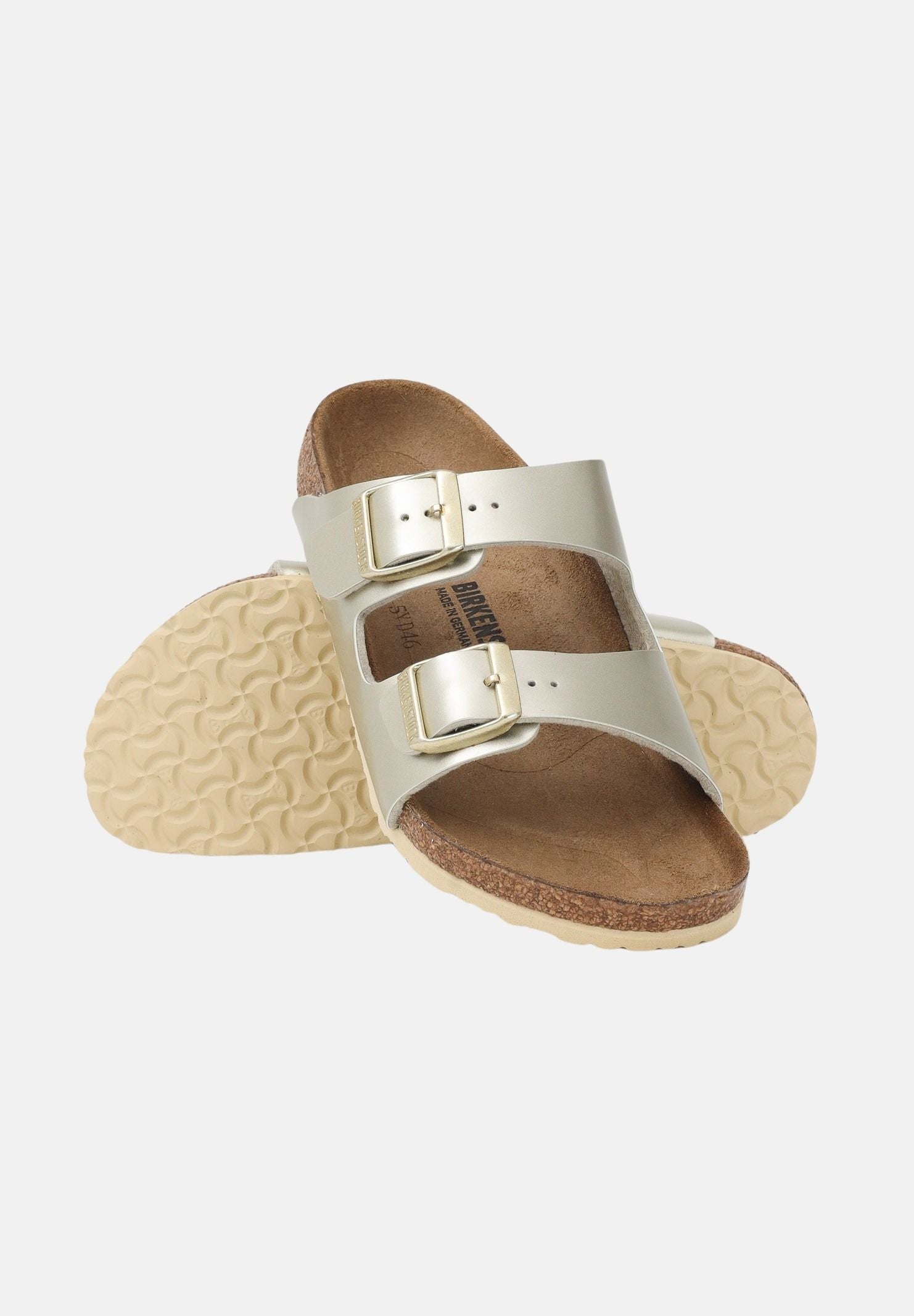 BIRKENSTOCK Ciabatte Arizona oro da bambina 1014841J . BIRKENSTOCK 
