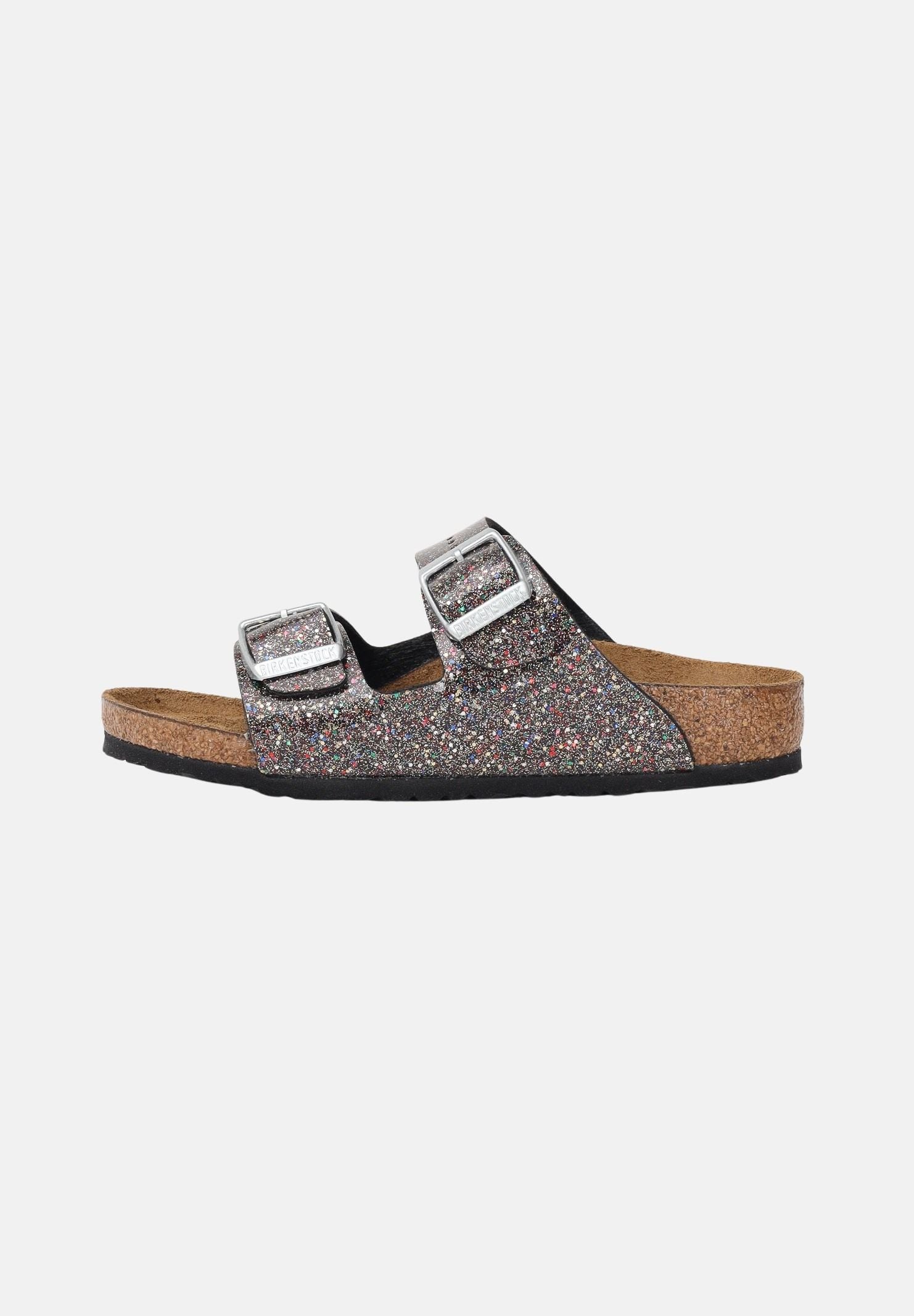 BIRKENSTOCK Ciabatte Arizona nere da bambina con strass 1017382 . BIRKENSTOCK 