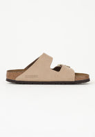 BIRKENSTOCK Ciabatte Arizona plantare morbido beige per uomo e donna 1019016 . BIRKENSTOCK 