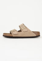 BIRKENSTOCK Ciabatte Arizona plantare morbido beige per uomo e donna 1019016 . BIRKENSTOCK 