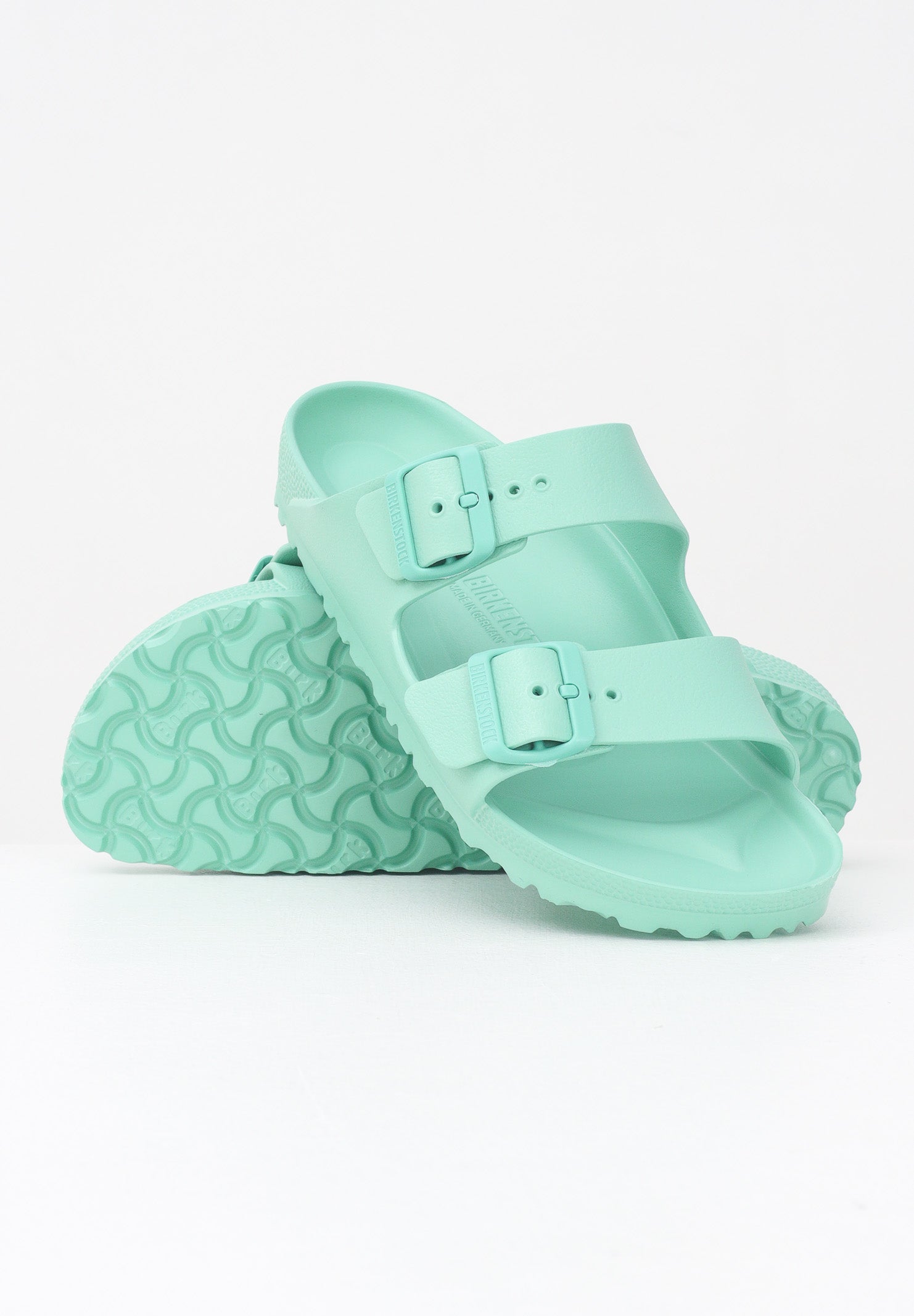 BIRKENSTOCK Ciabatte Arizona Essentials verde acqua per uomo e donna 1019120 . BIRKENSTOCK 