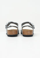 BIRKENSTOCK Ciabatte Arizona argento da bambina 1019400 . BIRKENSTOCK 