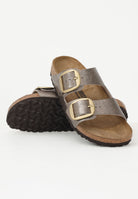 BIRKENSTOCK Ciabatte Arizona Big Buckle Graceful taupe da donna 1020882 . BIRKENSTOCK 