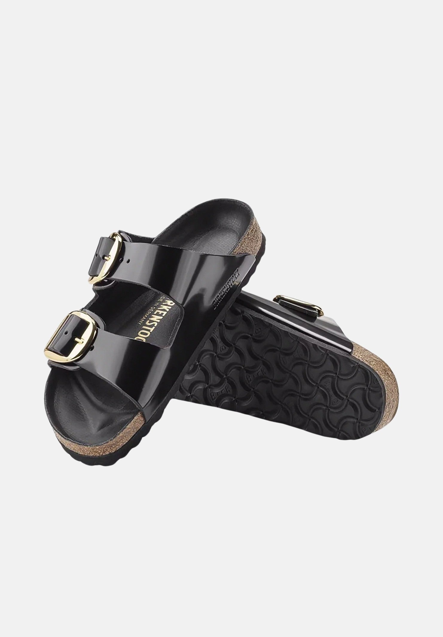BIRKENSTOCK Ciabatte Arizona Big Buckle nere da donna 1021476 . BIRKENSTOCK 
