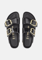 BIRKENSTOCK Ciabatte Arizona Big Buckle nere da donna 1021476 . BIRKENSTOCK 