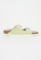 BIRKENSTOCK Ciabatte Arizona verdi da donna con brillantini 1024201 . BIRKENSTOCK 
