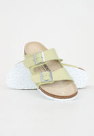 BIRKENSTOCK Ciabatte Arizona verdi da donna con brillantini 1024201 . BIRKENSTOCK 
