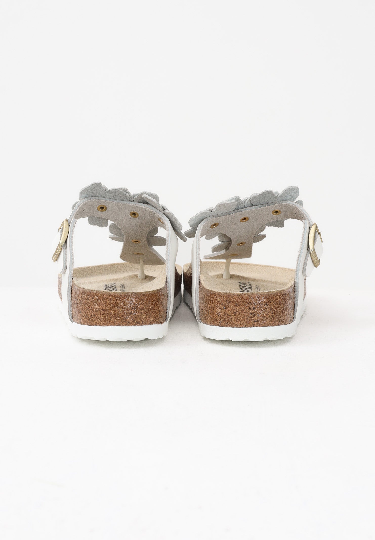 BIRKENSTOCK Infradito Gizeh Flower Embellishment bianchi da donna 1026686 . BIRKENSTOCK 