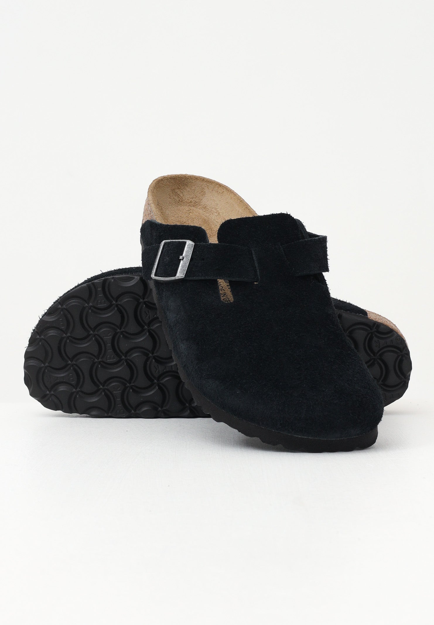 BIRKENSTOCK Ciabatte Boston nere per uomo e donna 1027067 . BIRKENSTOCK 