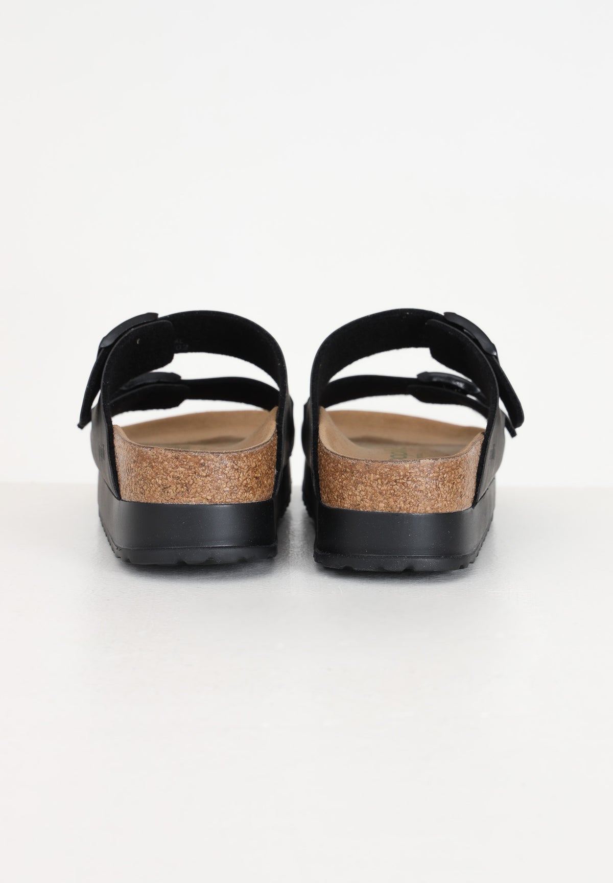 BIRKENSTOCK Ciabatte Arizona PAP Flex Platform nere da donna 1027395 . BIRKENSTOCK 