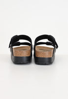 BIRKENSTOCK Ciabatte Arizona PAP Flex Platform nere da donna 1027395 . BIRKENSTOCK 