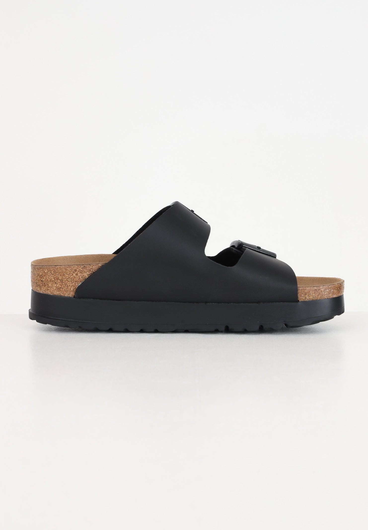 BIRKENSTOCK Ciabatte Arizona PAP Flex Platform nere da donna 1027395 . BIRKENSTOCK 