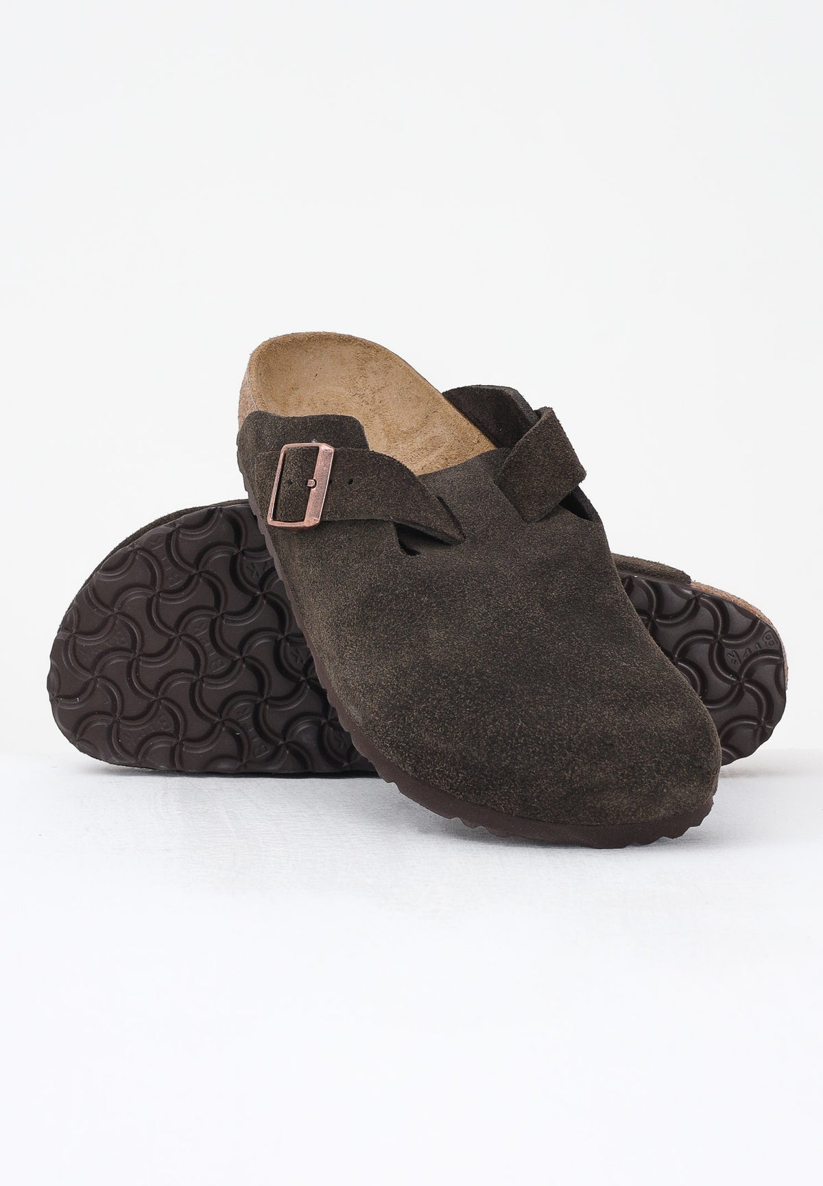 BIRKENSTOCK Ciabatte Boston marroni per uomo e donna 1027460 . BIRKENSTOCK 