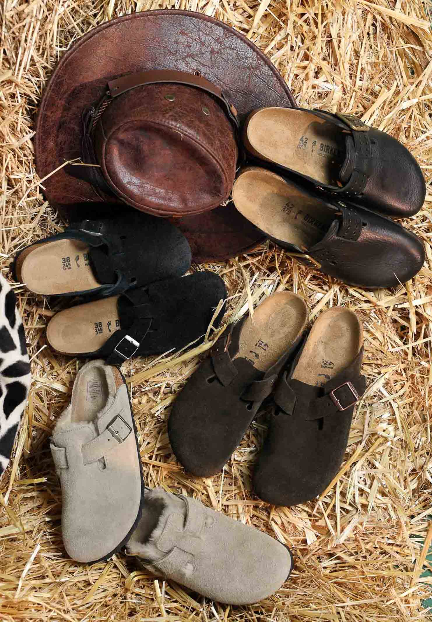 BIRKENSTOCK Ciabatte Boston marroni per uomo e donna 1027460 . BIRKENSTOCK 