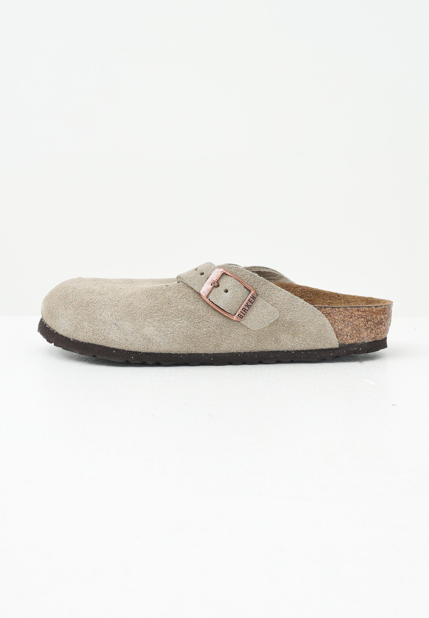 BIRKENSTOCK Ciabatte Boston taupe per bambino e bambina 1027875 . BIRKENSTOCK 