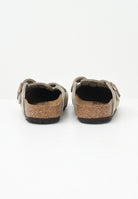 BIRKENSTOCK Ciabatte Boston taupe per bambino e bambina 1027875 . BIRKENSTOCK 