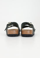 BIRKENSTOCK Ciabatte Arizona verde oliva per uomo e donna in pelle oliata 1028030 . BIRKENSTOCK 