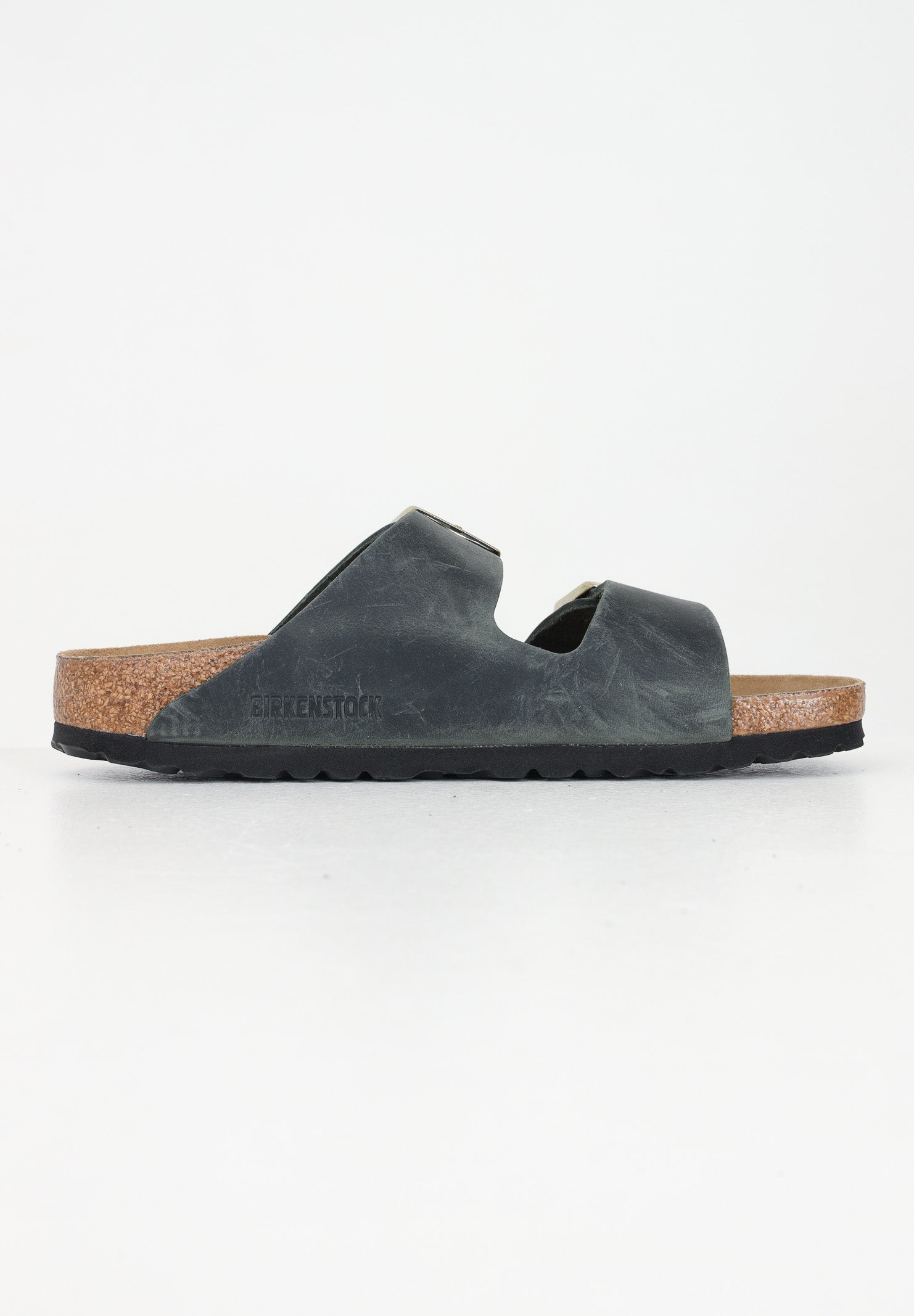 BIRKENSTOCK Ciabatte Arizona verde oliva per uomo e donna in pelle oliata 1028030 . BIRKENSTOCK 