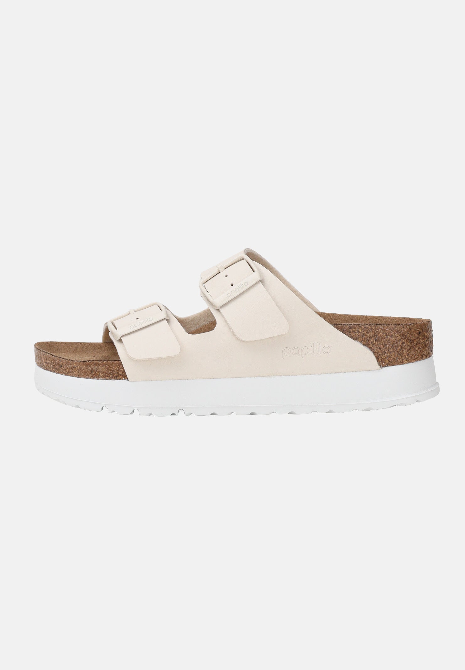 BIRKENSTOCK Ciabatte Arizona PAP Flex Platform panna da donna 1029127 . BIRKENSTOCK 