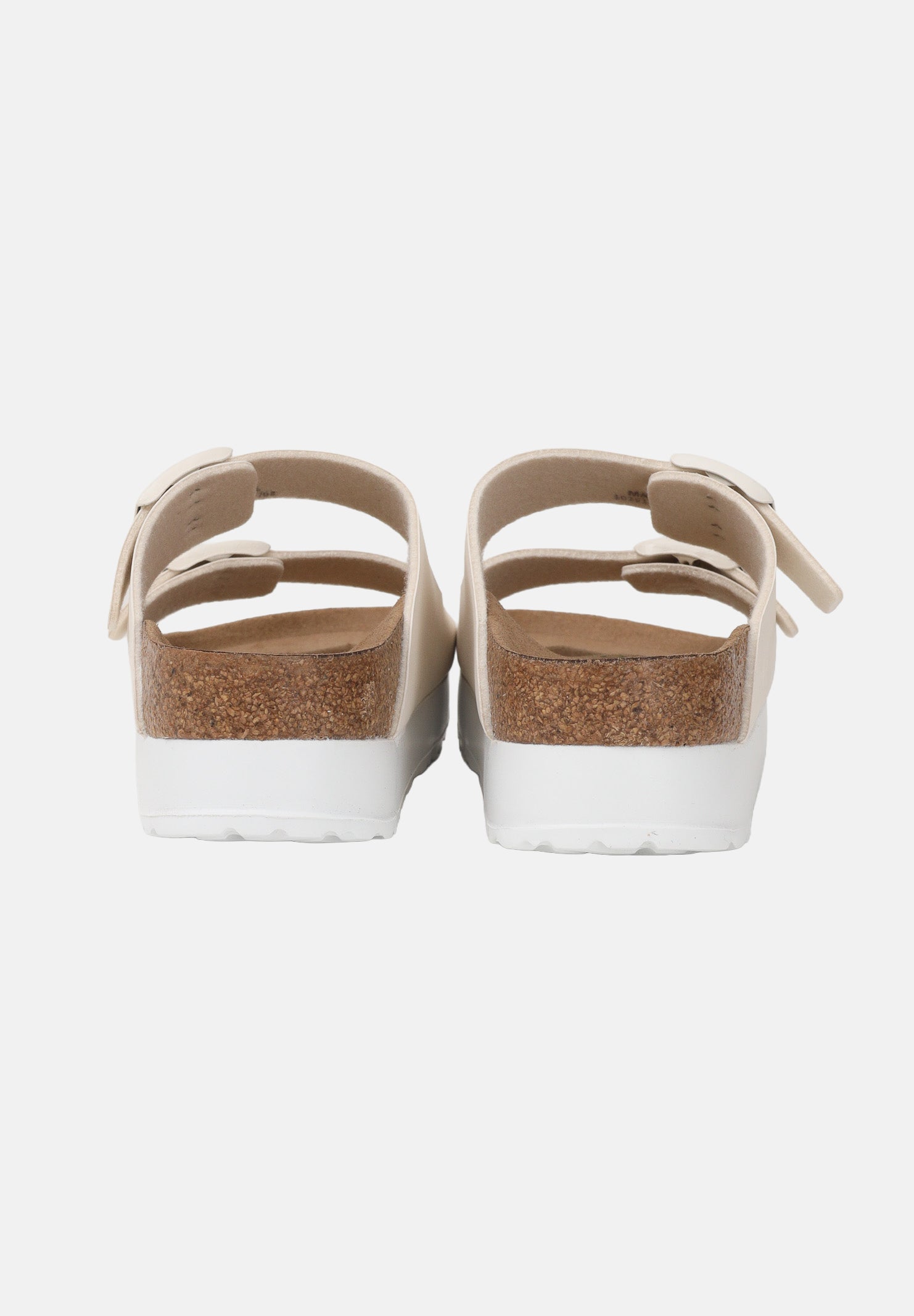 BIRKENSTOCK Ciabatte Arizona PAP Flex Platform panna da donna 1029127 . BIRKENSTOCK 