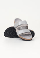 BIRKENSTOCK Ciabatte Uji grigio stone per uomo e donna 1029302 . BIRKENSTOCK 