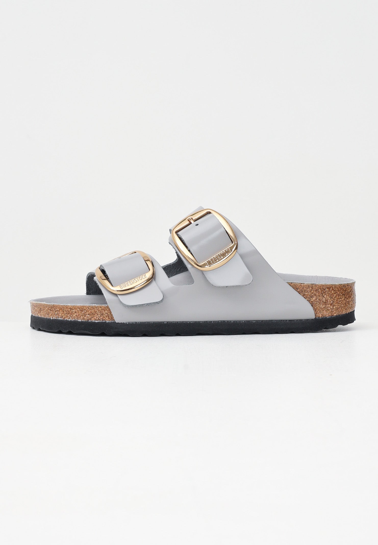BIRKENSTOCK Ciabatte Arizona Big Buckle grigie da donna 1029391 . BIRKENSTOCK 