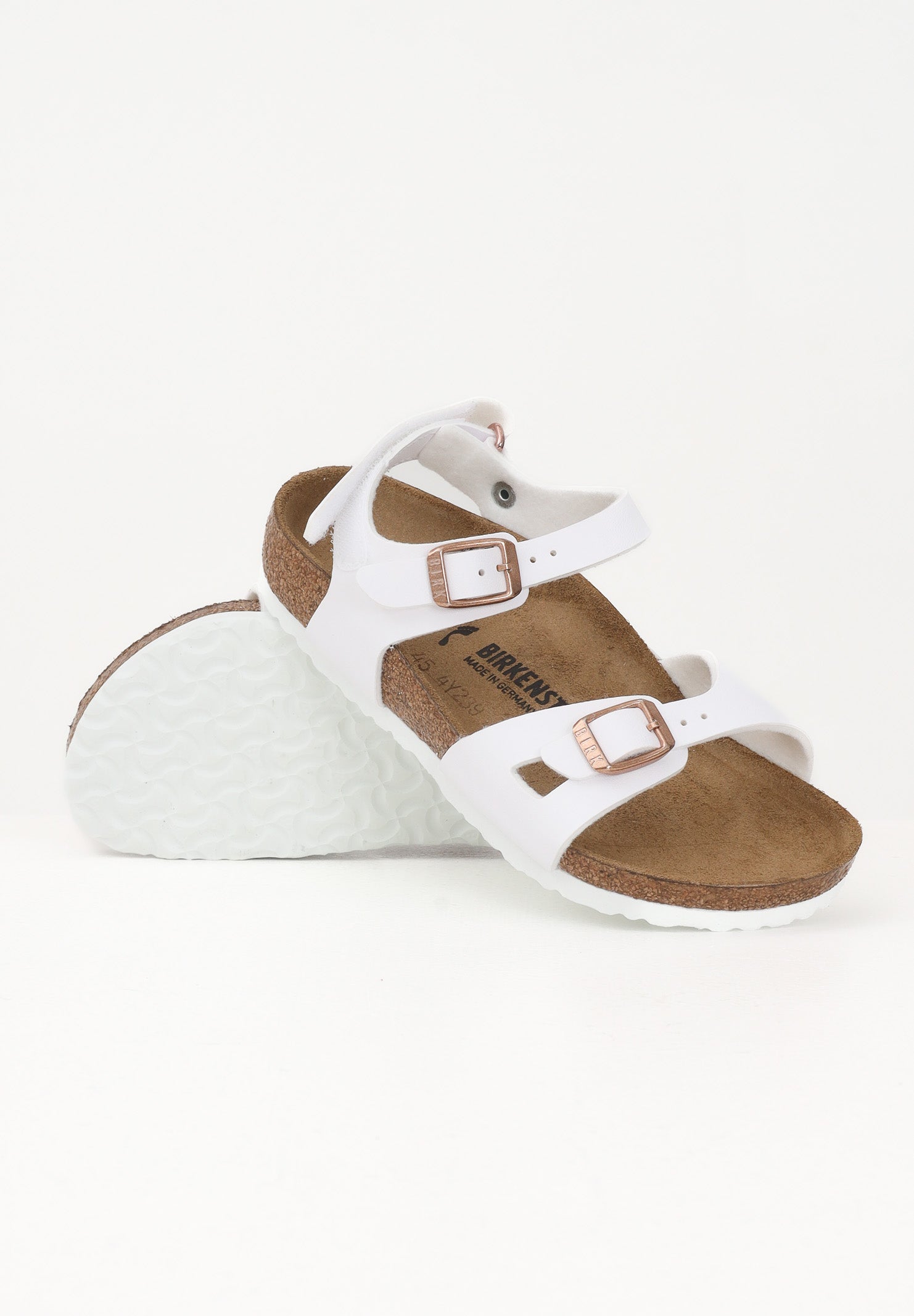 BIRKENSTOCK Sandali Rio bianchi per bambino e bambina 1029454 . BIRKENSTOCK 