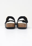 BIRKENSTOCK Ciabatte Sydney Cushion Buckle nere da donna 1029457 . BIRKENSTOCK 