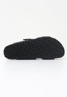 BIRKENSTOCK Ciabatte Sydney Cushion Buckle nere da donna 1029457 . BIRKENSTOCK 