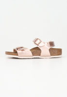 BIRKENSTOCK Sandali Rio AS rosa gold da bambina 1029535 . BIRKENSTOCK 
