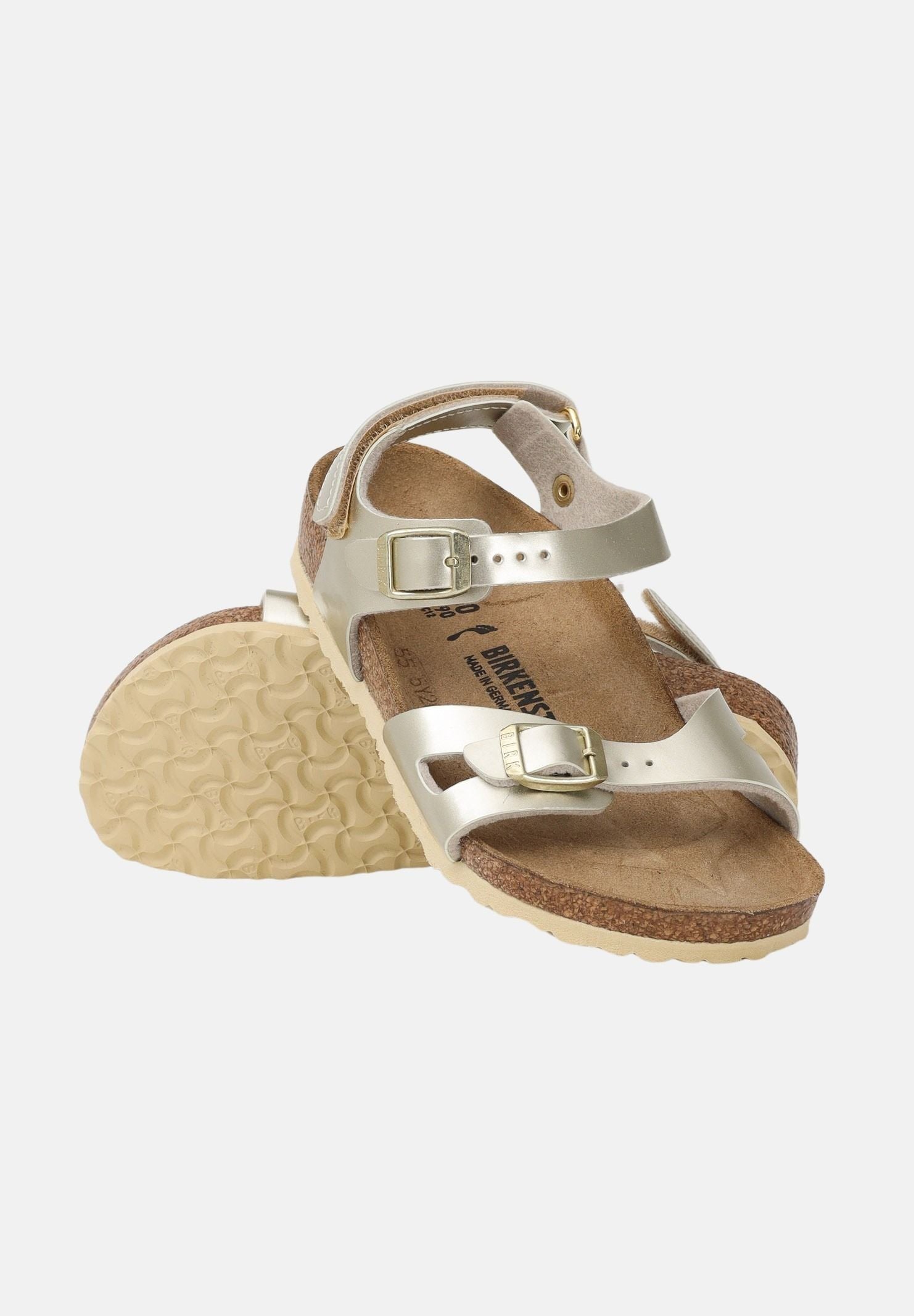 BIRKENSTOCK Sandali Rio AS oro da bambina 1029540 . BIRKENSTOCK 