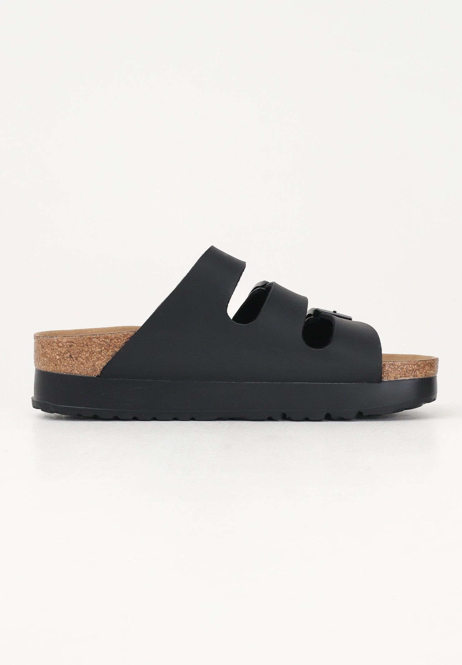 BIRKENSTOCK Ciabatte Florida Flex Platform nere da donna 1029737 . BIRKENSTOCK 