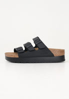 BIRKENSTOCK Ciabatte Florida Flex Platform nere da donna 1029737 . BIRKENSTOCK 