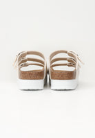 BIRKENSTOCK Ciabatte Florida III PAP Flex Platform panna da donna 1029751 . BIRKENSTOCK 