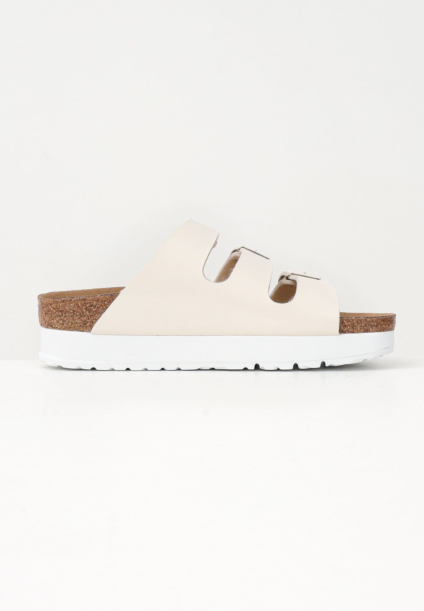 BIRKENSTOCK Ciabatte Florida III PAP Flex Platform panna da donna 1029751 . BIRKENSTOCK 