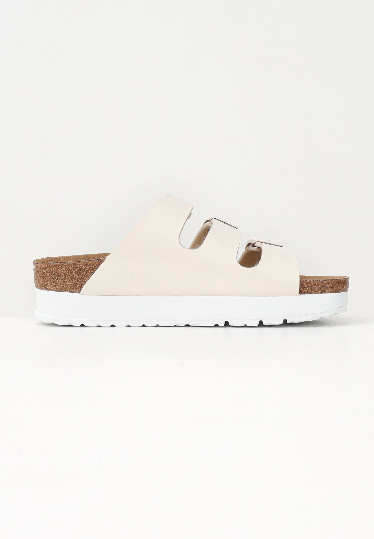 BIRKENSTOCK Ciabatte Florida III PAP Flex Platform panna da donna 1029751 . BIRKENSTOCK 