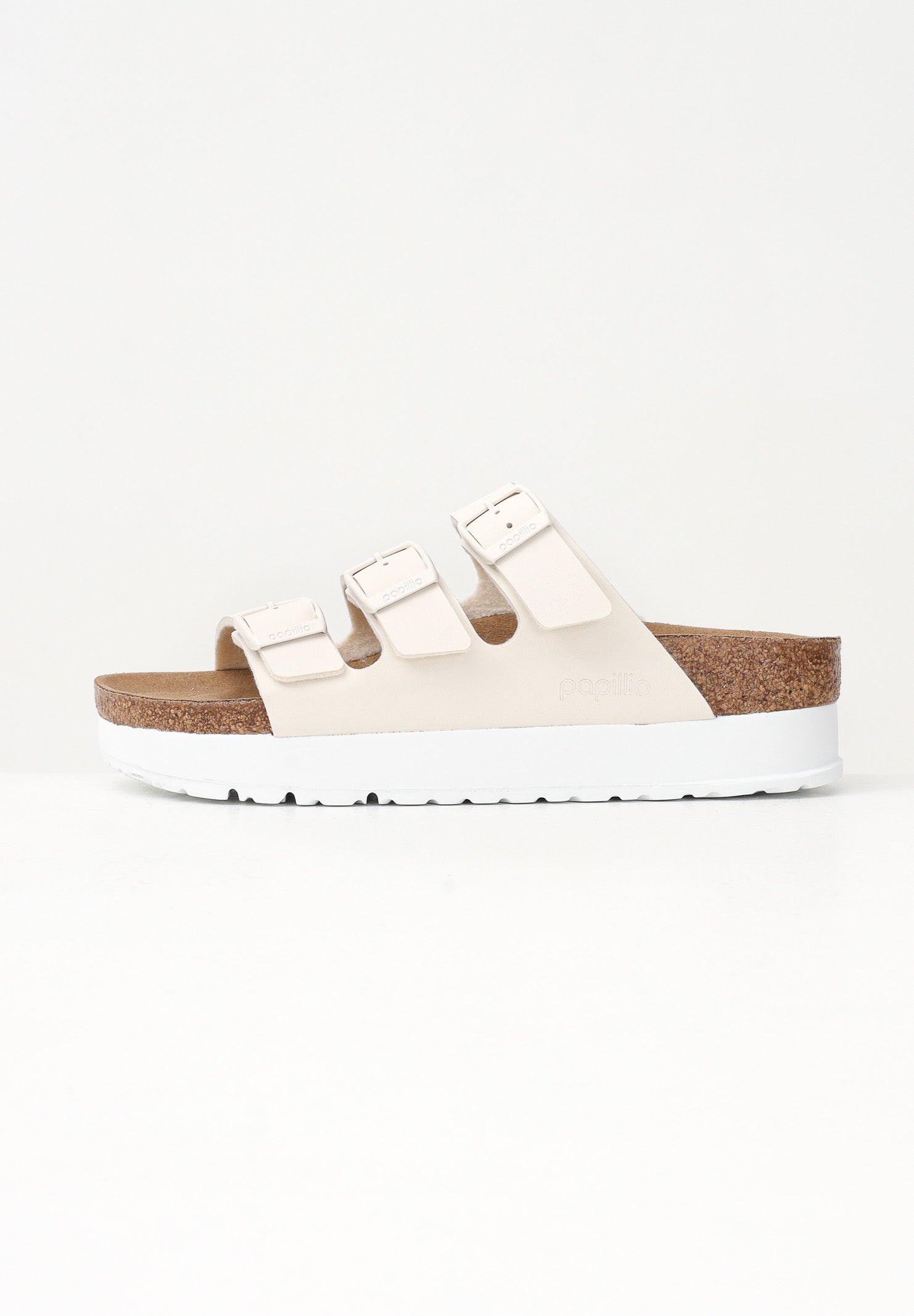BIRKENSTOCK Ciabatte Florida III PAP Flex Platform panna da donna 1029751 . BIRKENSTOCK 