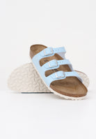 BIRKENSTOCK Ciabatte Florida Fresh azzurre da donna 1030146 . BIRKENSTOCK 