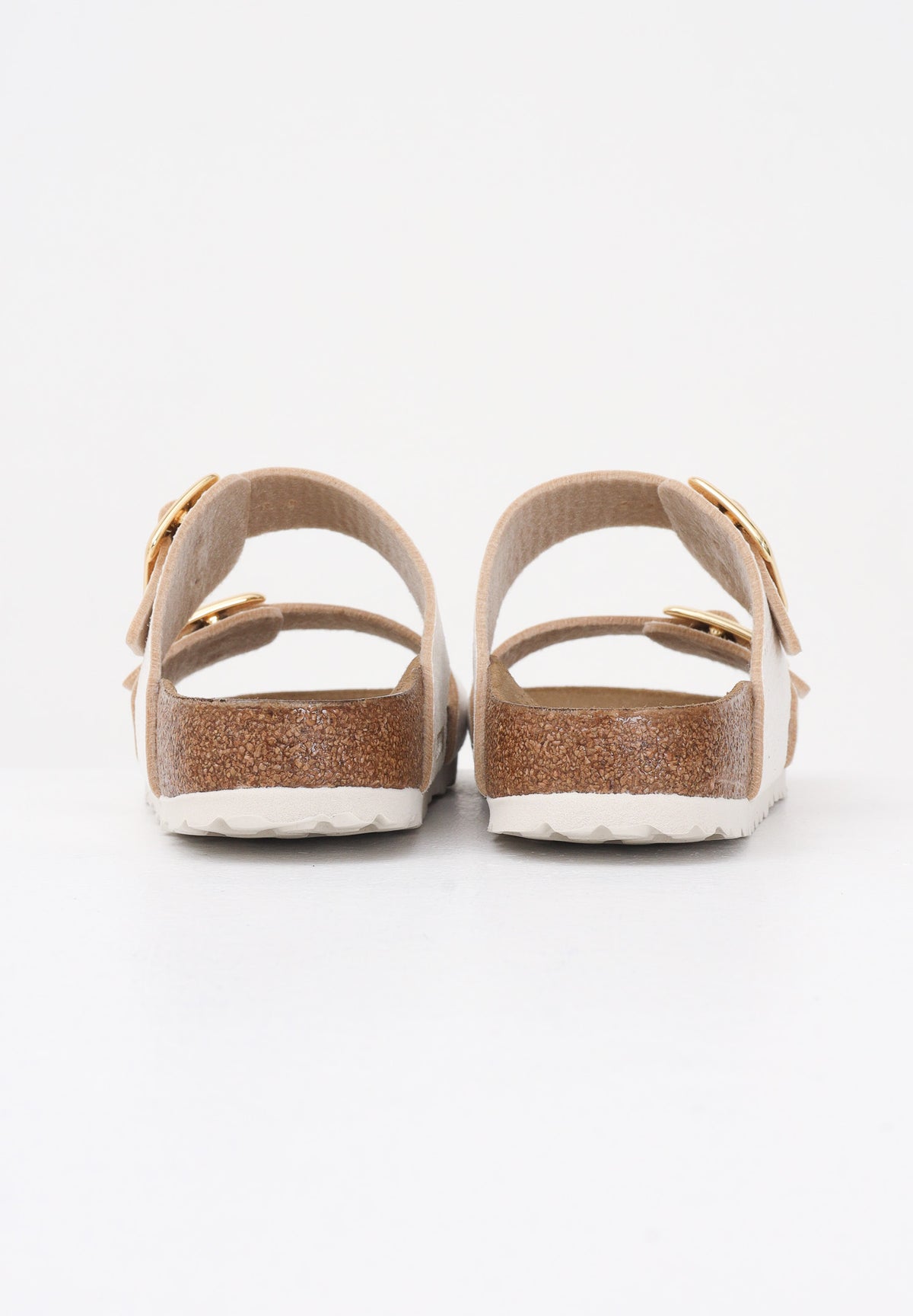 BIRKENSTOCK Ciabatte Sydney Cushion Buckle crema da donna 1030258 . BIRKENSTOCK 