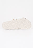 BIRKENSTOCK Ciabatte Sydney Cushion Buckle crema da donna 1030258 . BIRKENSTOCK 