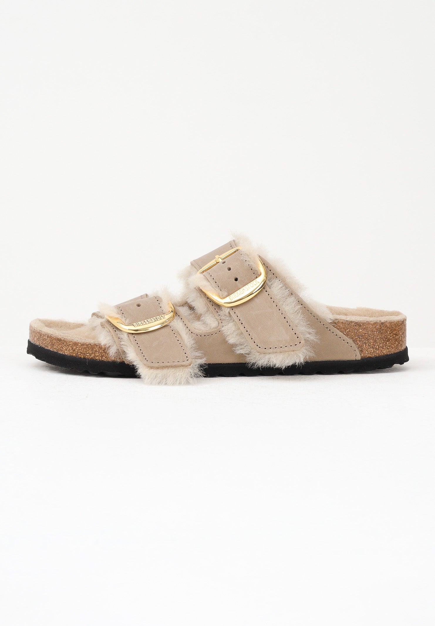 BIRKENSTOCK Ciabatte Arizona Big Buckle beige da donna 1030384 . BIRKENSTOCK 
