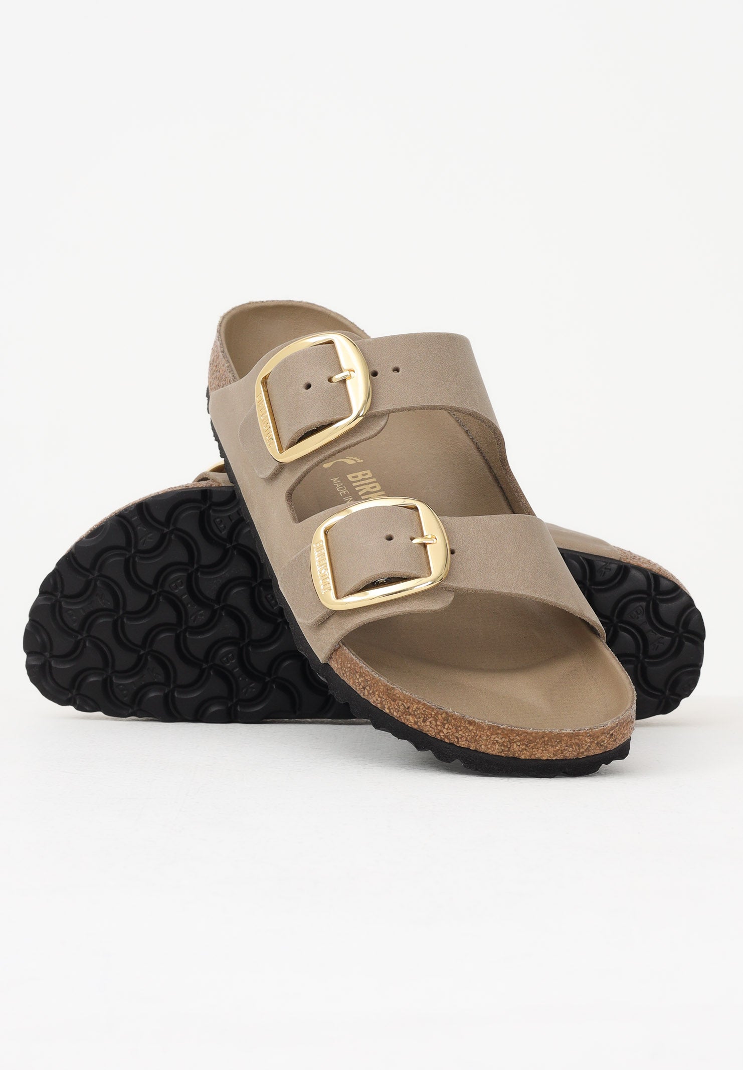 BIRKENSTOCK Ciabatte Arizona Big Buckle marrone tabacco da donna 1030395 . BIRKENSTOCK 