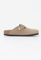 BIRKENSTOCK Ciabatte Boston Big Buckle beige da donna 1030425 - BIRKENSTOCK 