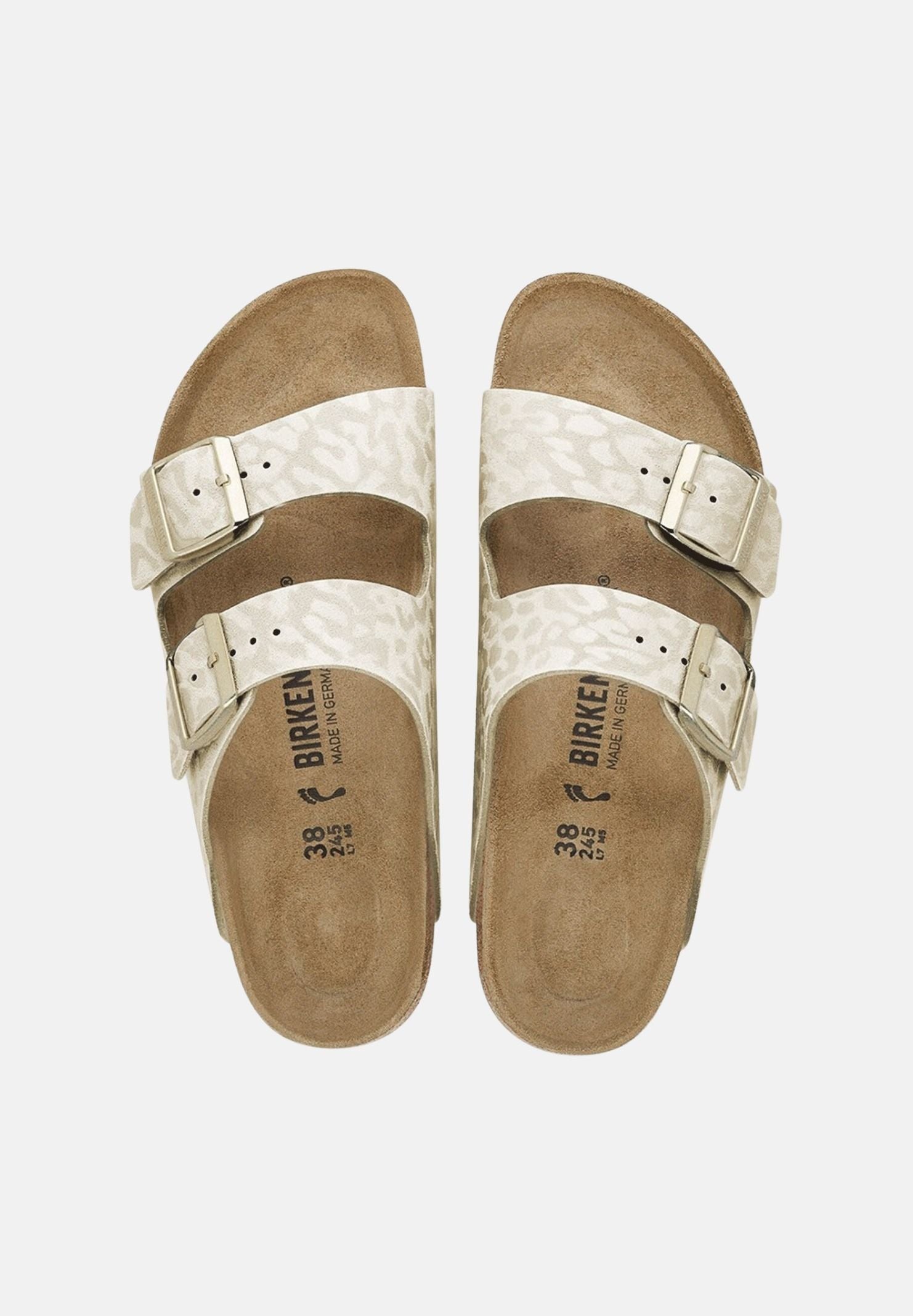 BIRKENSTOCK Ciabatte Arizona panna leopardato animalier da donna 1030564 . BIRKENSTOCK 