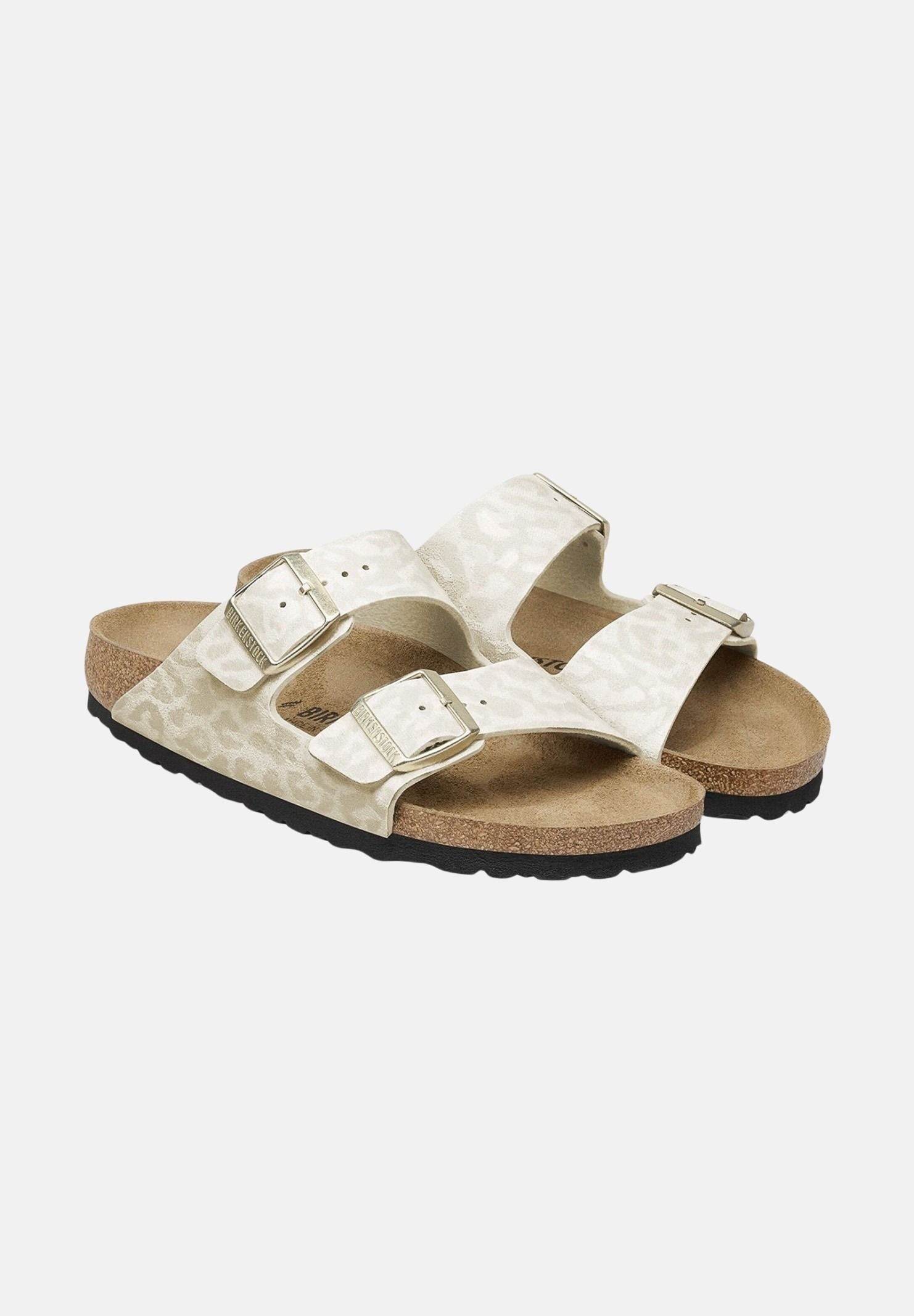 BIRKENSTOCK Ciabatte Arizona panna leopardato animalier da donna 1030564 . BIRKENSTOCK 