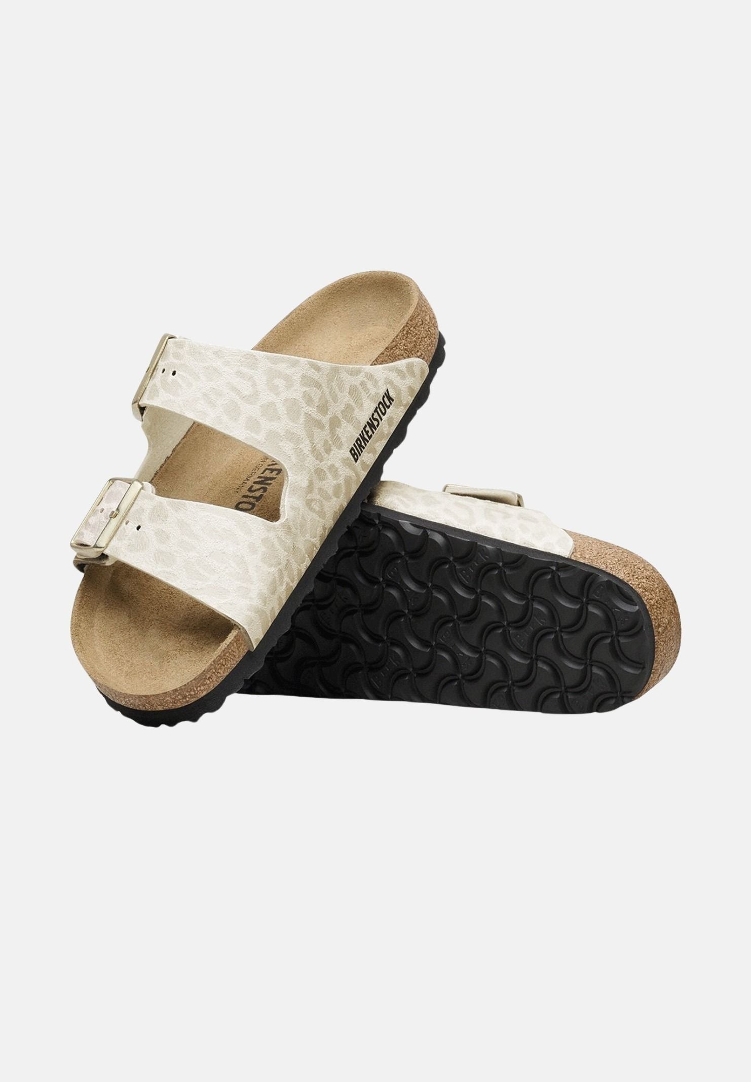 BIRKENSTOCK Ciabatte Arizona panna leopardato animalier da donna 1030564 . BIRKENSTOCK 