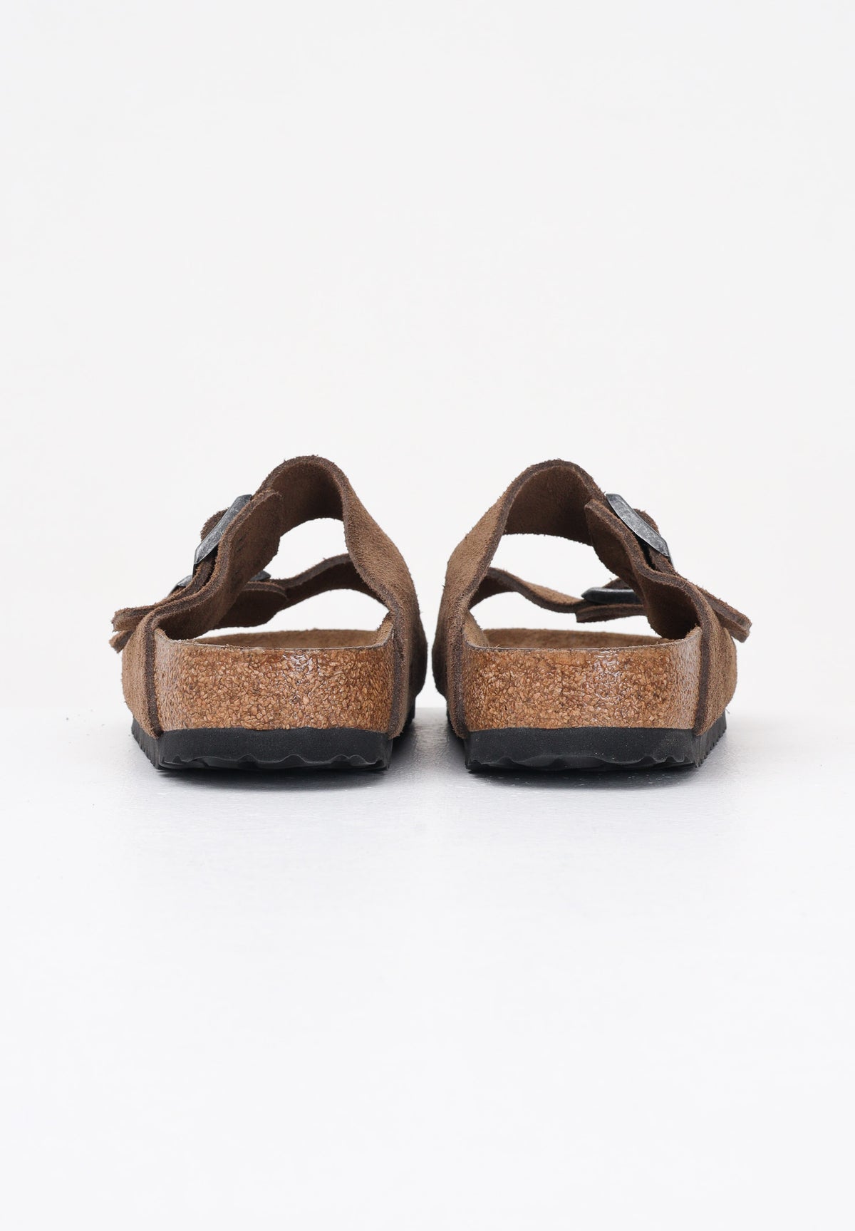 BIRKENSTOCK Ciabatte Arizona in pelle scamosciata marrone per uomo e donna 1030865 . BIRKENSTOCK 