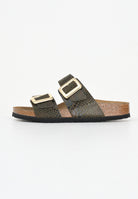 BIRKENSTOCK Ciabatte Sydney Cushion Buckle verde da donna 1030888 . BIRKENSTOCK 