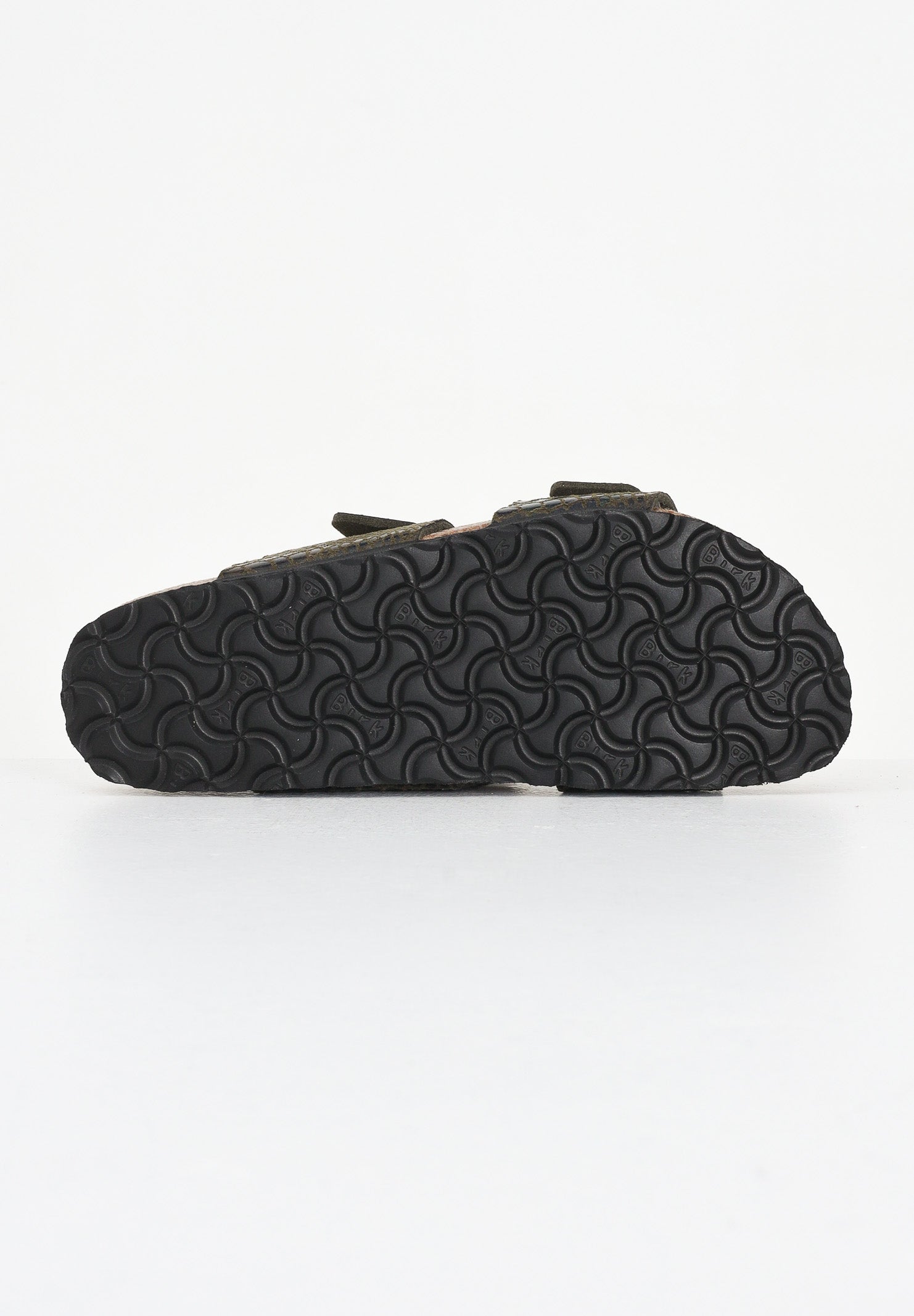 BIRKENSTOCK Ciabatte Sydney Cushion Buckle verde da donna 1030888 . BIRKENSTOCK 