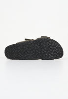 BIRKENSTOCK Ciabatte Sydney Cushion Buckle verde da donna 1030888 . BIRKENSTOCK 